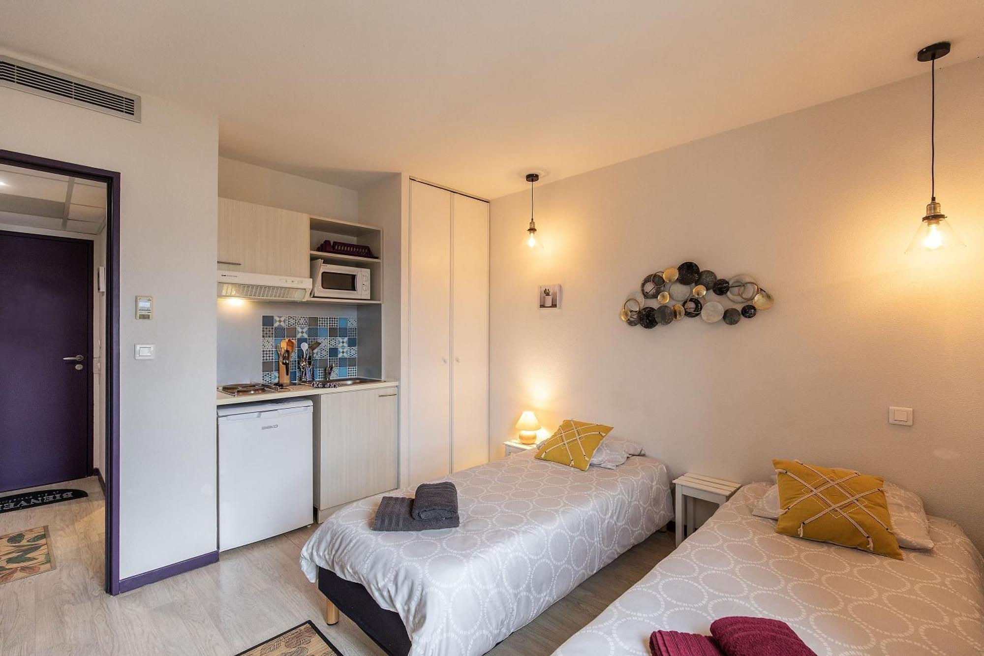 Tithome 1 - Gare, Centre Ville, Vue Montagne Et Chateau Lourdes Bagian luar foto
